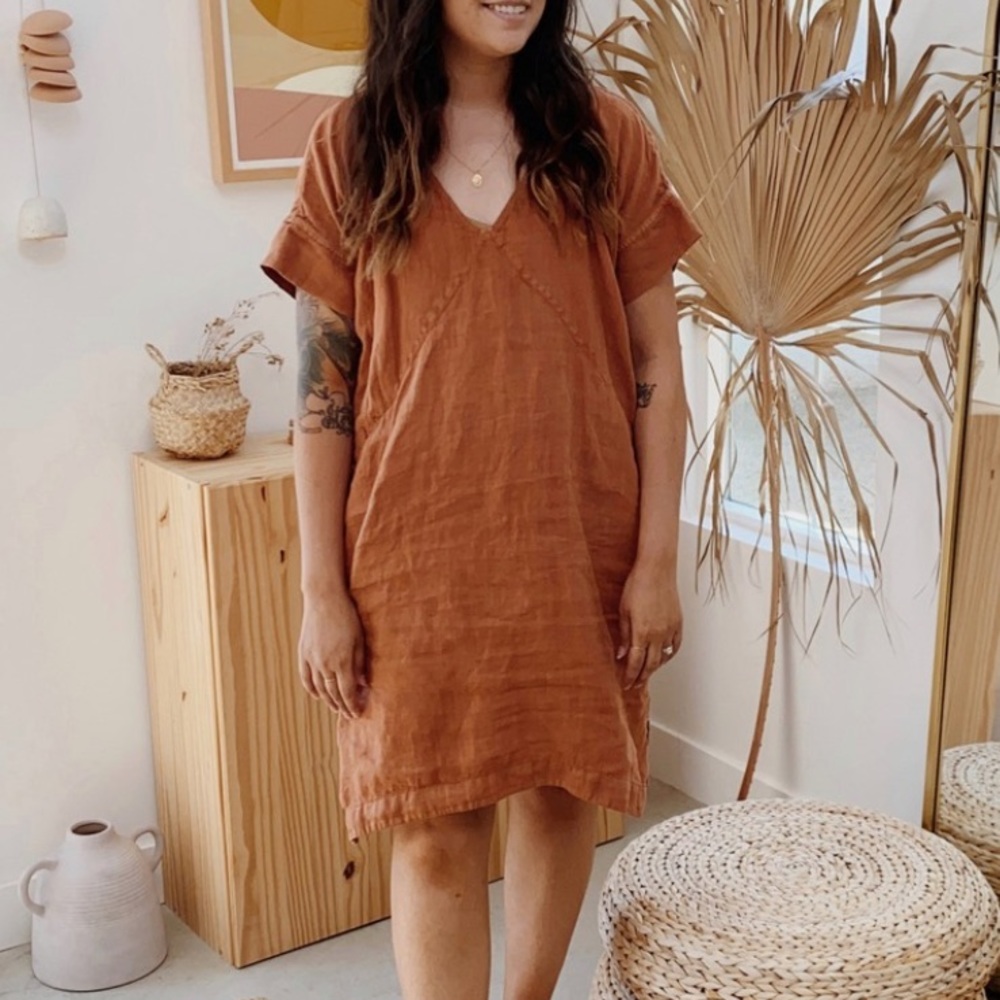 Esby Alice Tunic - Rust (small)